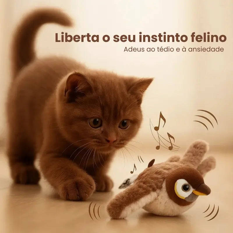 FlappyBird – Brinquedo interativo para gatos