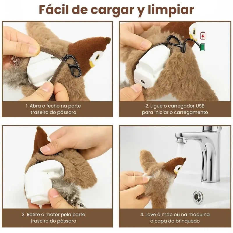 FlappyBird – Brinquedo interativo para gatos