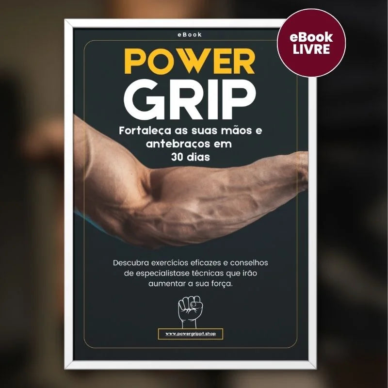 PowerGrip | Treinador de força (Promo: Pack de 2 unidades + correia ajustável + Guia de treino GRÁTIS)