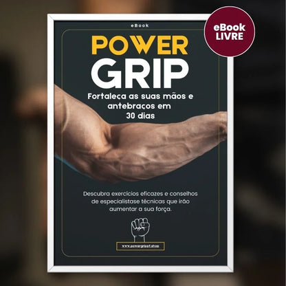 PowerGrip | Treinador de força (Promo: Pack de 2 unidades + correia ajustável + Guia de treino GRÁTIS)