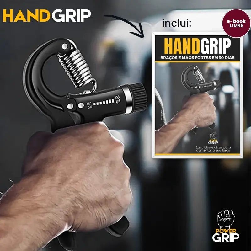 HandGrip | Treinador de força (Promoção: Pack de 2 unidades + Guia de treino GRÁTIS)